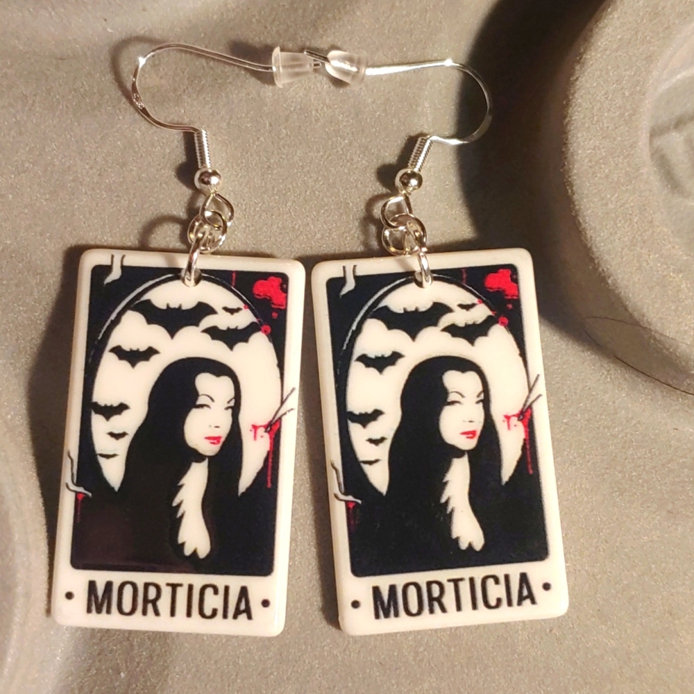 Addams Family Earrings - Picture 1 of 1